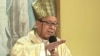 Monseñor Juan Abelardo Mata en Masaya, obispo emérito de Estelí.