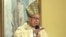 Monseñor Juan Abelardo Mata en Masaya, obispo emérito de Estelí.