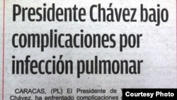 ¿Quiénes fueron los que mintieron sobre el estado de salud de Chávez?