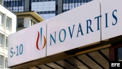 Fotografía de archivo de la sede de Pharmagroup Novartis, en Basilea, Suiza. 
