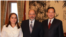 El ministro asistente Zhang Kunsheng posa junto al embajador cubano en China, Alberto Jesús Branco.