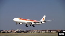 Un avión de Iberia. Archivo.