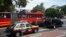 Avenida Insurgentes Sur de la capital mexicana, donde fueron detenidos dos cubanos por fraude con tarjetas y cheques.