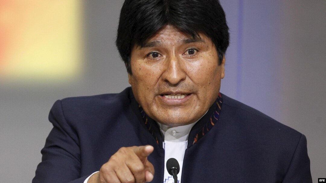 El presidente de Bolivia, Evo Morales