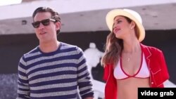 La modelo brasileña Ana Beatriz Barros y el actor estadounidense de ascendencia cubana Bobby Cannavale posan para GQ Magazine.