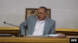 El presidente de la Asamblea Nacional de Venezuela, Diosdado Cabello 