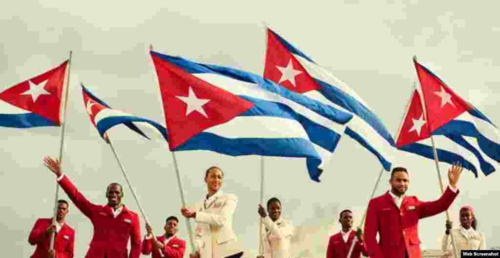 Así lucirán los atletas cubanos que participarán en las ceremonias de inauguración y clausura de los Juegos Olímpicos de Río de Janeiro, Brasil 2016, gracias a los diseñadores franceses Christian Louboutin y Henri Tai.