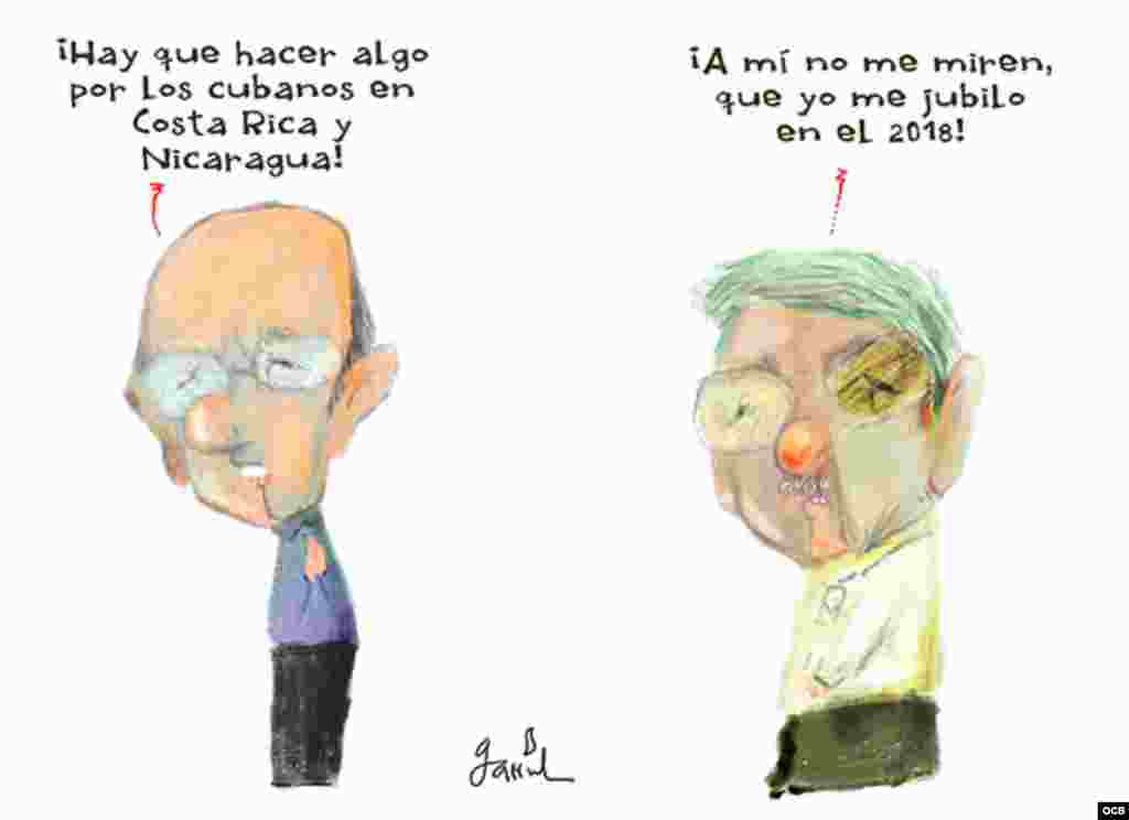 Garrincha cartoon Silvio Rodriguez immigration