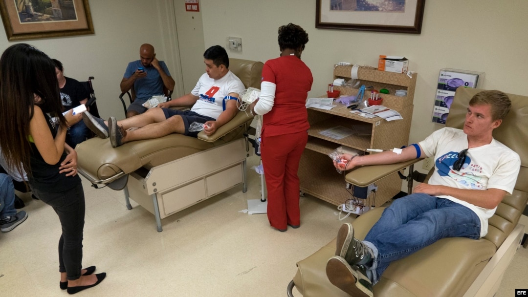 Donación de sangre en EEUU similar a la registrada tras 9/11