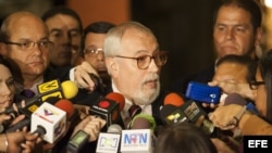 El secretario general de la Mesa de la Unidad Democrática de la oposición venezolana (MUD), Ramón Guillermo Aveledo.