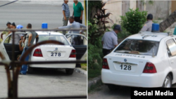 Fotos del operativo policial publicadas por Angel Moya el 12 de agosto.