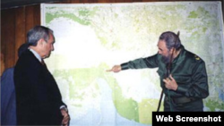 Alfredo Durán pudo ver a Fidel Castro durante una visita a Cuba en el 2001.