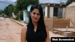 Sissi Abascal Zamora, la Dama de Blanco más joven de Cuba. (Foto: Facebook)
