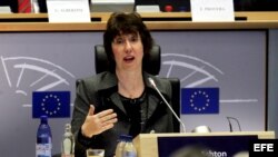Catherine Asthon, jefa de Asuntos Exteriores de la UE