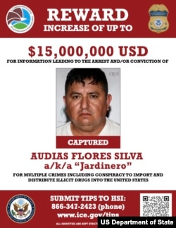 EEUU ofrece hasta 15 millones de dólares por información que conduzca a la condena de "El Jardinero", ex comandante regional del CJNG.