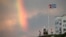Un arcoiris en el cielo de La Habana el 2 de julio de 2026.
