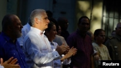  El presidente de Cuba, Díaz-Canel, en un acto escolar el 1 de septiembre de 2026.
