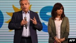 Alberto Fernández y Cristina Fernández de Kirchner, presidente y vicepresidenta del gobierno de Argentina