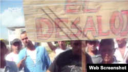 Reporta Cuba. Protesta en Buenaventura, Holguín.