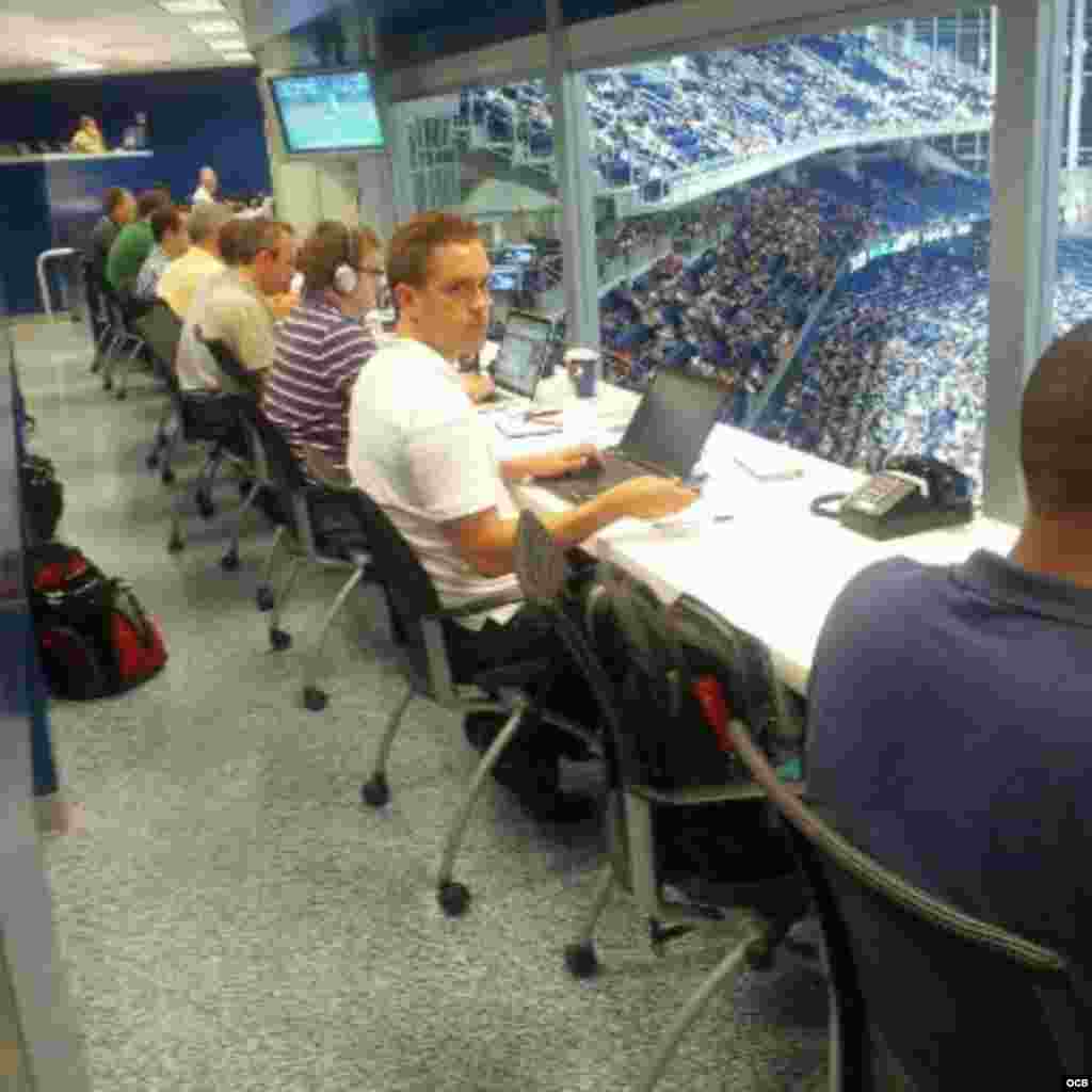 Salon de prensa del estadio