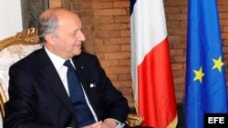 El ministro francés de Relaciones Exteriores, Laurent Fabius. EFE/MARIO DE RENZIS