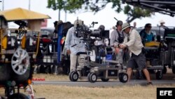 Filmación de la película &quot;Fast &amp; Furious 8&quot; (Rápido y Furioso 8) en Cuba. La filmación de la cinta en La Habana ha causado revuelo.<br />
&nbsp;