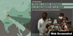 Familiares en la India lloran a los marinos asesinados por navío de China