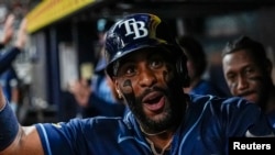 Yandy Díaz encabeza el trío de jugadores de sangre cubana en los Rays de Tampa Bay.