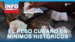 El peso cubano en mínimos históricos