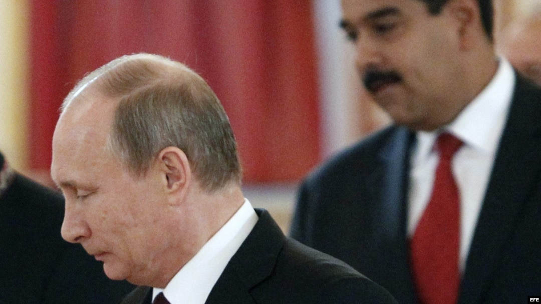 Los presidentes de Rusia, Vladímir Putin y de Venezuela, Nicolás Maduro. (Foto: Archivo)