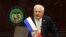 El presidente de Panamá, Ricardo Martinelli, asiste a la Asamblea Nacional el  2 de enero de 2013.