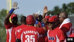 Equipo nacional de béisbol de Cuba.