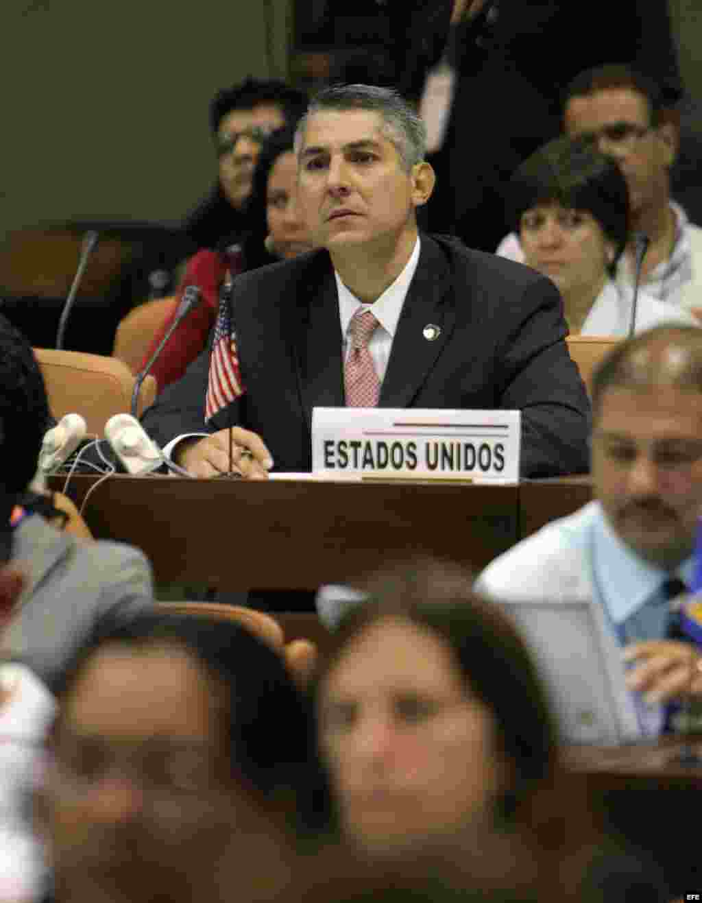 Nelson Arboleda, representante de Estados Unidos y director del Centro de Prevención de Control de Enfermedades de Estados Unidos para Centroamérica. 