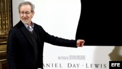  El director estadounidense Steven Spielberg durante la presentación de su última película "Lincoln".