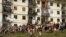 Un edificio de microbrigadas en Pinar del Río.