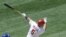 El jugador dominicano de Los Angelinos de Los Ángeles, Albert Pujols (d).