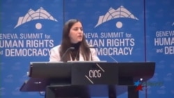 Activista denuncia en Ginebra violación de DDHH en Cuba
