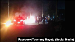 Protestas en Santiago de Cuba, el sábado 14 de marzo de 2026.