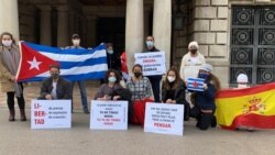 Cubanos en el exilio exigen respeto a los Derechos Humanos
