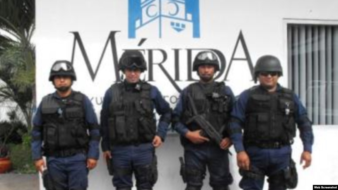 Policía de Mérida, capital del estado de Yucatán.