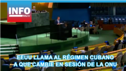 EEUU llama al régimen cubano a que cambie en sesión de la ONU 
