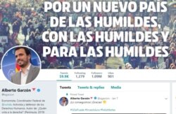 Imagen del perfil en Twitter del ministro de Consumo del nuevo gobierno español.