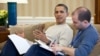 Obama y Ben Rhodes, asesor de seguridad nacional y uno de los negociadores con Cuba.