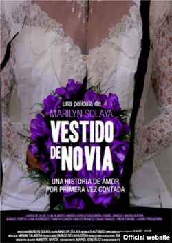 Cartel del filme cubano "Vestido de Novia".