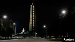 Vista de la Plaza Cívica, renombrada luego como Plaza de la Revolución. El OCC asegura que en apenas cinco meses se ha derrumbado el capital simbólico del régimen cubano. REUTERS/Stringer
