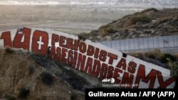 Reporteros sin Fronteras denuncia la represión en México. (Guillermo Arias / AFP).