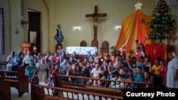 Encuentro de jóvenes católicos. (Tomado de Facebook de Pastoral Juvenil de La Habana)