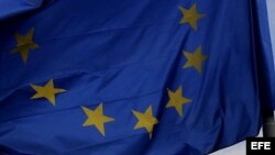 Bandera de la Unión Europea.