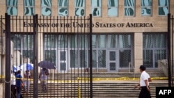 Embajada de Estados Unidos en La Habana. (Adalberto ROQUE / AFP)