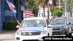 FOTO ARCHIVO. Caravana por la Libertad y la Democracia en Miami.